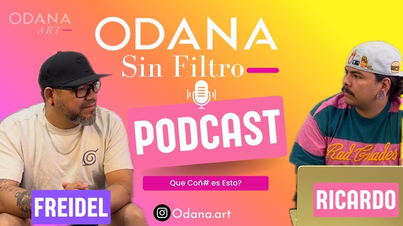 Portada del primer episodio de Odana Sin Filtro, con Freidel y Ricardo